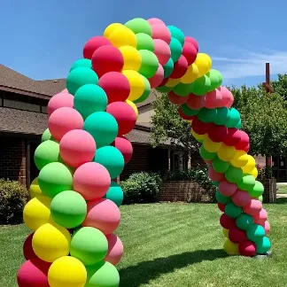Colorful Classic Balloon Arch