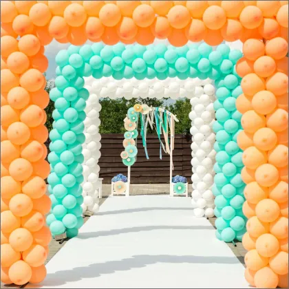 Chic Balloon Square Arch for Walkways